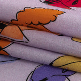Cotton Voile - Lilac and Rainbow Dog Doodles - TREATS Print - Mood Exclusive Sugar Collection
