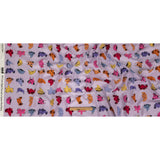 Cotton Voile - Lilac and Rainbow Dog Doodles - TREATS Print - Mood Exclusive Sugar Collection