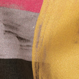 Stretch Cotton Sateen - Purple, Pink and Yellow Painterly Geometric - Theory of Abstraction Print - Mood Exclusive Wisteria Collection