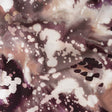 Stretch Cotton Sateen - Purple Abstract Splatters - L'Amour en Feu Print - Mood Exclusive Wisteria Collection