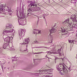 Cotton Voile - Lilac Indoor Spaces - Where You're Planted Print - Mood Exclusive Wisteria Collection
