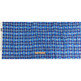 Linen and Rayon Woven - Blue and Purple Geometric - Crystalline Culture Print - Mood Exclusive Indigo Collection