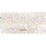 Linen and Rayon Woven - Pink, White and Orange Faces and Hands - Language of Love Print - Mood Exclusive Pride Collection