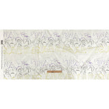Linen and Rayon Woven - Purple, Yellow and Black Faces and Hands - Language of Love Print - Mood Exclusive Pride Collection