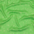 Rayon Challis - Green Circuit Board Dots - Circuit Breaker Print - Mood Exclusive Citrus Collection