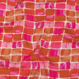 Rayon Challis - Pink Painted Squares - Swatch Me Print - Mood Exclusive Citrus Collection