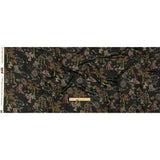Rayon Challis - Black Trees and Windows - Summer Nights Print - Mood Exclusive Citrus Collection