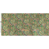 Cotton Voile - Black and Green Paisley - Hippy Shake Print - Mood Exclusive Citrus Collection