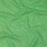 Cotton Voile - Green Circuit Board Dots - Circuit Breaker Print - Mood Exclusive Citrus Collection