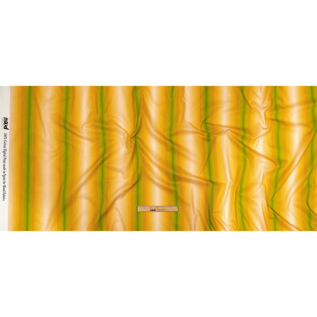 Cotton Voile - Green and Yellow Gradient Stripes - Marmalade Parade Print - Mood Exclusive Citrus Collection