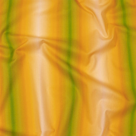 Cotton Voile - Green and Yellow Gradient Stripes - Marmalade Parade Print - Mood Exclusive Citrus Collection