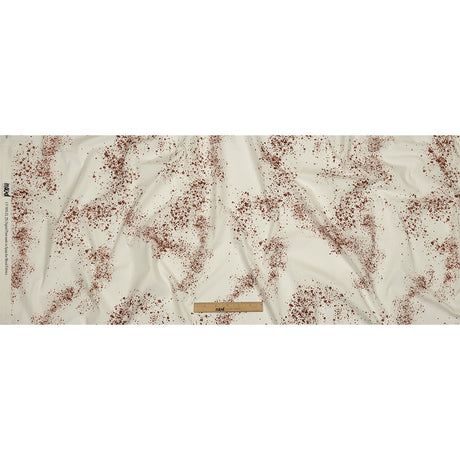 Stretch Cotton Poplin - Blood Splatters - Rue Morgue Print - Mood Exclusive Nevermore Collection