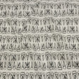 Stretch Cotton Poplin - White and Black Teeth - Berenice Print - Mood Exclusive Nevermore Collection