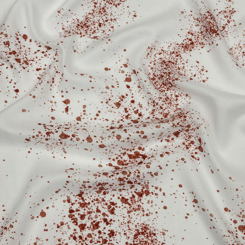 Rayon Batiste - Blood Splatters - Rue Morgue Print - Mood Exclusive Nevermore Collection