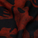 Rayon Batiste - Red and Black Cats - Black Cat Print - Mood Exclusive Nevermore Collection
