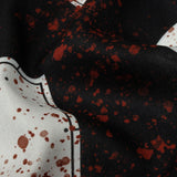 Rayon Batiste - Clocks and Blood Splatter - The Masque Print - Mood Exclusive Nevermore Collection