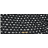 Rayon Batiste - Black and WhiteLines of Eyes - Tell Tale Print - Mood Exclusive Nevermore Collection