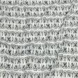 Rayon Batiste - White and Black Teeth - Berenice Print - Mood Exclusive Nevermore Collection