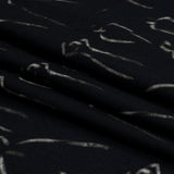 Rayon Batiste - Black Ghostly Figures - The Copper Queen Print - Mood Exclusive Abandoned Collection