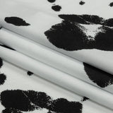 Rayon Batiste - Black and White Handprints - Bakersfield Print - Mood Exclusive Abandoned Collection