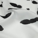 Rayon Batiste - Black and White Handprints - Bakersfield Print - Mood Exclusive Abandoned Collection