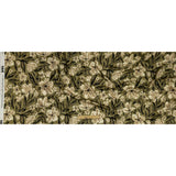 Rayon Challis - Light Green Painterly Floral - Green Wildflower Walk Print - Mood Exclusive Rockland Collection