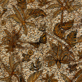 Rayon Challis - Orange and White Palm Trees - Sunny Summers Print - Mood Exclusive Rockland Collection