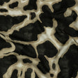 Rayon Challis - Black and Beige Abstract Spots - Fragments of Memory Print - Mood Exclusive Rockland Collection