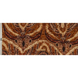 Rayon Challis - Beige and Orange Abstract - Summit Sketches Print - Mood Exclusive Rockland Collection