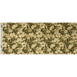 Stretch Cotton Sateen - Light Green Painterly Floral - Green Wildflower Walk Print - Mood Exclusive Rockland Collection