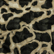 Stretch Cotton Sateen - Black and Beige Abstract Spots - Fragments of Memory Print - Mood Exclusive Rockland Collection