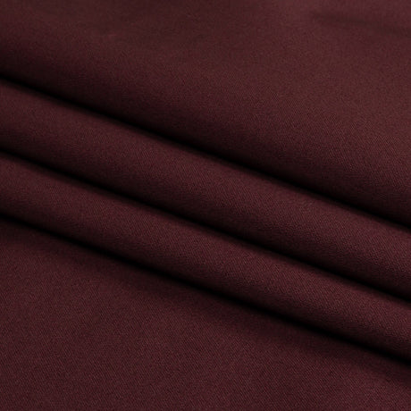 Stretch Cotton Sateen - Burgundy - Mood Exclusive Carlos Collection