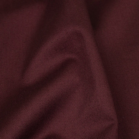 Stretch Cotton Sateen - Burgundy - Mood Exclusive Carlos Collection