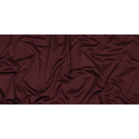 Stretch Cotton Sateen - Burgundy - Mood Exclusive Carlos Collection
