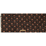 Cotton Voile - Black and Orange Floral - Watching the Fire Print - Mood Exclusive Rockland Collection