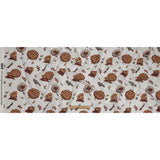 Cotton Voile - White Cherry Pies - Baked Fresh Print - Mood Exclusive Rockland Collection