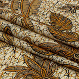 Cotton Voile - Orange and White Palm Trees - Sunny Summers Print - Mood Exclusive Rockland Collection