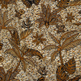 Cotton Voile - Orange and White Palm Trees - Sunny Summers Print - Mood Exclusive Rockland Collection