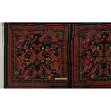 Cotton Voile Panel - Black and Red Paisley - Kaleidoscope Dreams Print - Mood Exclusive Rockland Collection