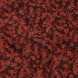 Linen and Rayon Woven - Red Floral - Rose Garden Romance Print - Mood Exclusive Rockland Collection