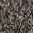 Stretch Cotton Sateen - Black and White Abstract Lines - Gallery Tour Print - Mood Exclusive Metro Collection