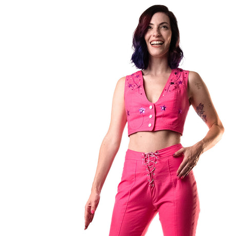 Stretch Cotton Sateen - Pink - Mood Exclusive Carlos Collection
