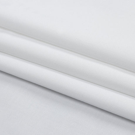 Stretch Cotton Sateen - White - Mood Exclusive Carlos Collection