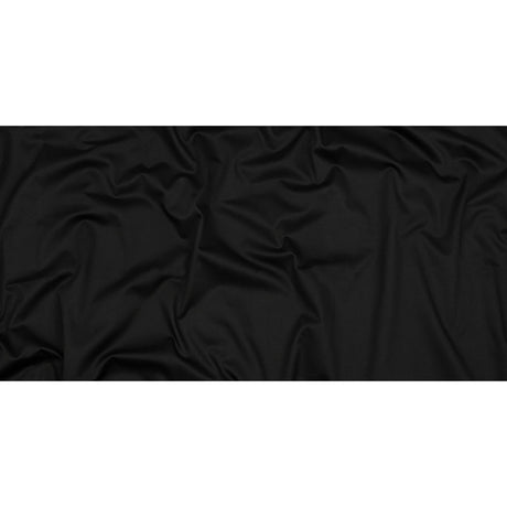 Stretch Cotton Sateen - Black - Mood Exclusive Carlos Collection