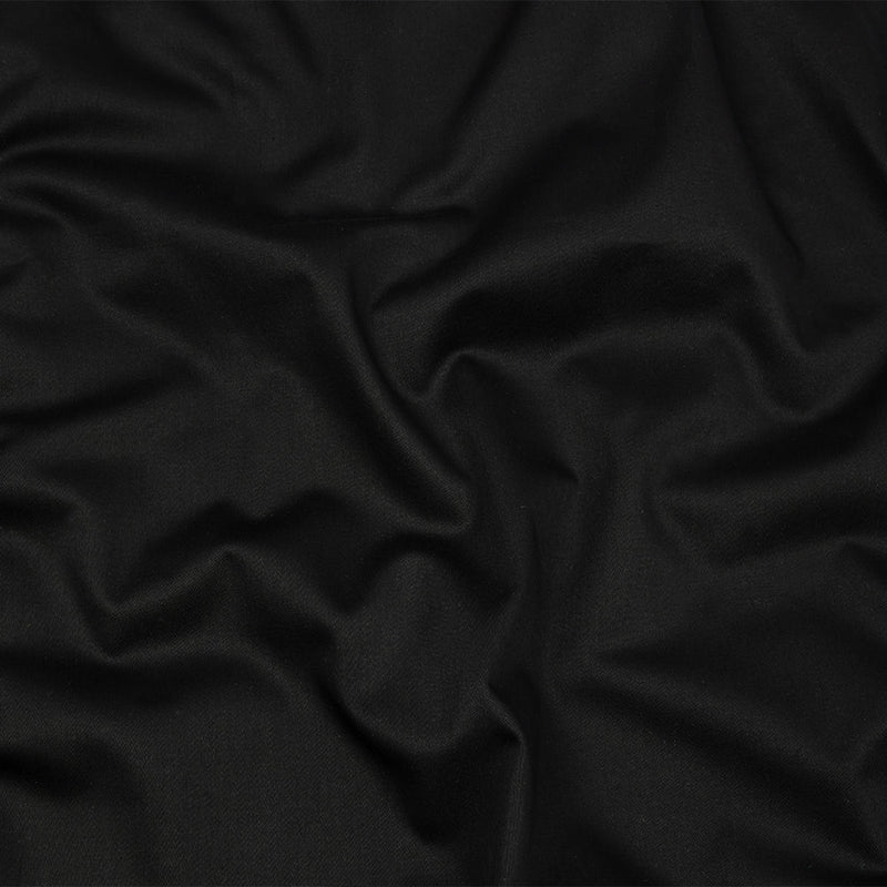 Stretch Cotton Sateen - Black - Mood Exclusive Carlos Collection