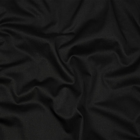 Stretch Cotton Sateen - Black - Mood Exclusive Carlos Collection
