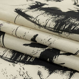 Cotton Voile - Black and White Abstract - Subway Lines Print - Mood Exclusive Metro Collection
