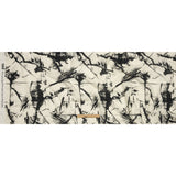 Cotton Voile - Black and White Abstract - Subway Lines Print - Mood Exclusive Metro Collection
