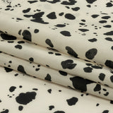 Cotton Voile - Black and White Dalmatian Spots - Fire Dogs Print - Mood Exclusive Metro Collection