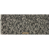 Cotton Voile - Black and White Abstract Lines - Gallery Tour Print - Mood Exclusive Metro Collection